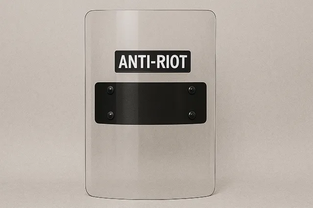 Lightweight anti-riot shield for crowd control – SNS Spectrum Solutions
